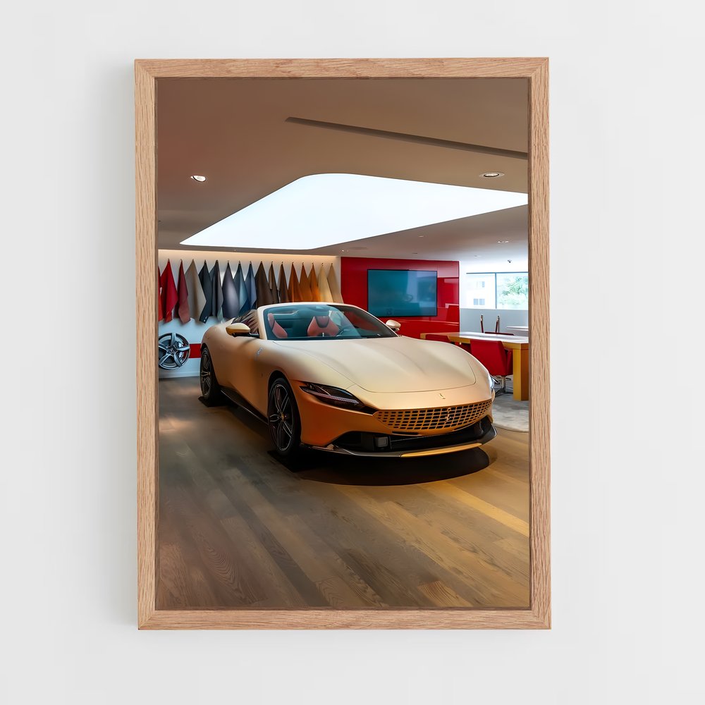 Poster Roma Lounge – affiche Ferrari (vue 4)